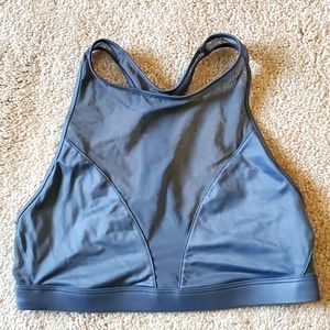 Victoria's Secret mesh detail v-neck sports bra XS